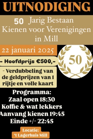 50 jaar kienen